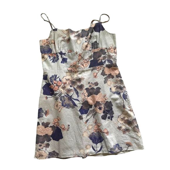 Aritzia Sunday Best Lilac Floral Sundress‎ Size Large - Picture 1 of 15